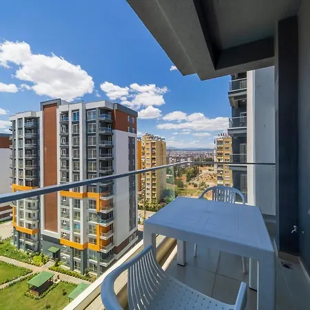 Remarkable Flat With Shared Pool In Kepez Antalya